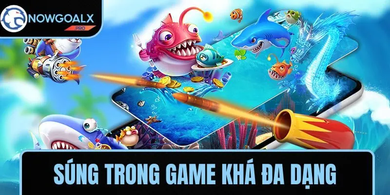 Súng trong game khá đa dạng, có nhiều tính năng